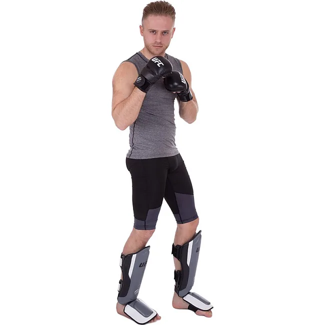 Защитные накладки на ноги
 Муай Тай, ММА, Кикбоксинг кожаная UFC PRO Training UHK-69982