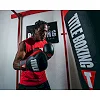 Боксерские перчатки TITLE Boxing Dynamic Strike Black/Red (бинты 4м. в комплекте)