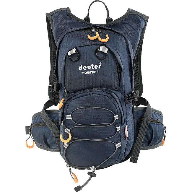 Велорюкзак спортивный с жесткой спинкой DEUTER GA-802 13л (Темно-синий)
