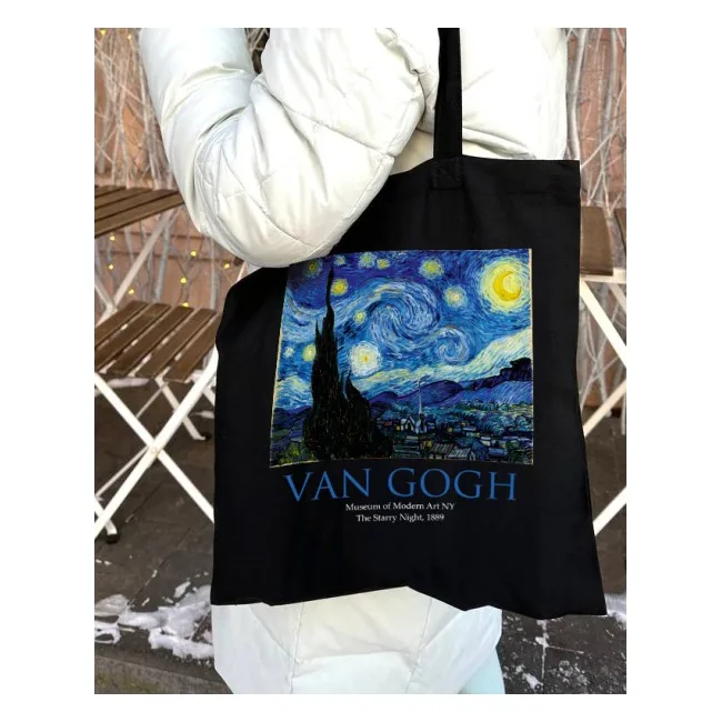 Экошопер BookOpt ВК4062 VAN GOGH «Звездная ночь» Черный