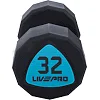 Гантелі професійні
 з поліуретановим покриттям LiveUp LP8003-32 2шт по 32кг