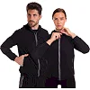 Спортивна кофта на блискавці з капюшоном LINGO LD-6303 (Чорний)