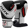 Детские боксерские перчатки RDX 4B Robo Kids White/Black 6 унций (капа в комплекте)