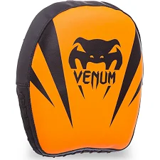 Мини-лапа боксерская изогнутая тренировочная PU VENUM BO-0874 19х17х4см 1штука (Оранжевый-черный)