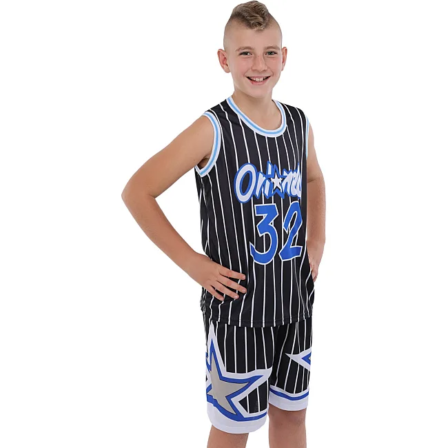 Детская баскетбольная форма
 NBA клуб Orlando Magic 32 BA-9827 (Черный-белый)