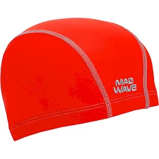 Шапочка для бассейна текстильная MADWAVE Textile cap ERGOFIT M052701 (Красный)