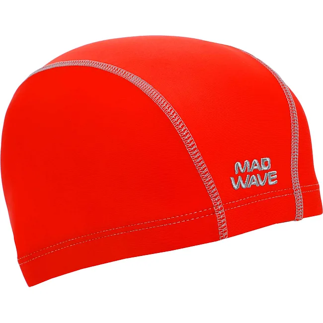 Шапочка для басейну текстильна MADWAVE Textile cap ERGOFIT M052701 (Червоний)