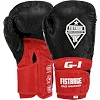 Перчатки для бокса FLEX FISTRAGE VL-7799 (Черный-красный)