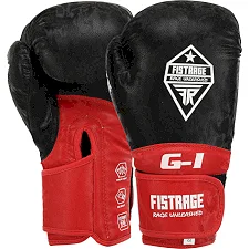 Перчатки для бокса FLEX FISTRAGE VL-7799 (Черный-красный)