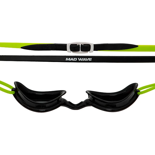 Очки для плавания взрослые MADWAVE
 RAPID COMP L M048101 (Черный)