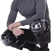 Мотонаколенники CUIRASSIER K09 2шт (Черный-салатовый)