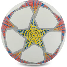 Футбольний м'яч SP-SPORT FB-9822 №5 PU (Білий-червоний)