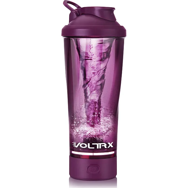 Шейкер спортивный электрический VOLTRX VortexBoost 600 мл. Tritan Purple