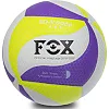 Волейбольный мяч FOX SD-V8000 №5 PU (Лимонный-фиолетовый-белый)