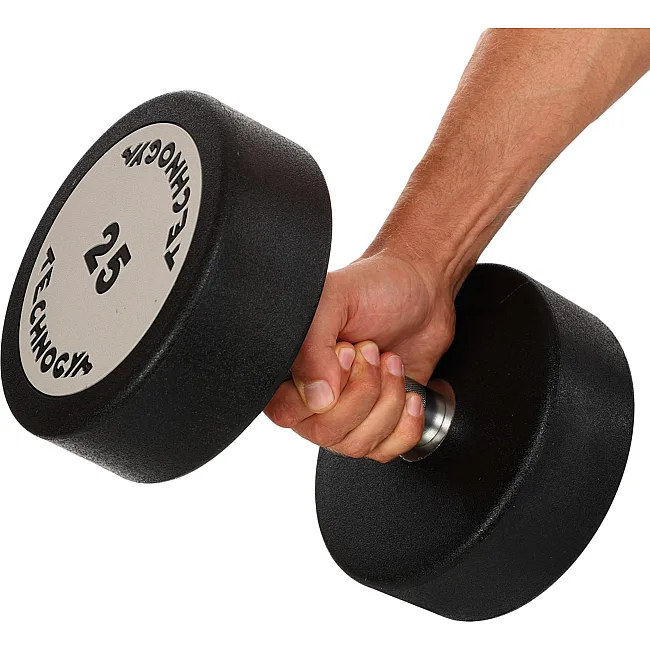 Гантель профессиональная
 с полиуретановым покрытием TECHNOGYM TG-1834-25 1шт 25кг