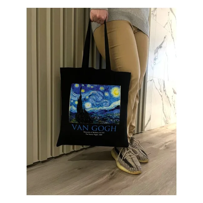 Экошопер BookOpt ВК4062 VAN GOGH «Звездная ночь» Черный