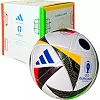 М'яч футбольний Adidas Euro24 Fussballliebe IN9369 розмір 5, чорно-білий