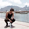 Спортивний шейкер SMARTSHAKE Slim 500ml Pure White