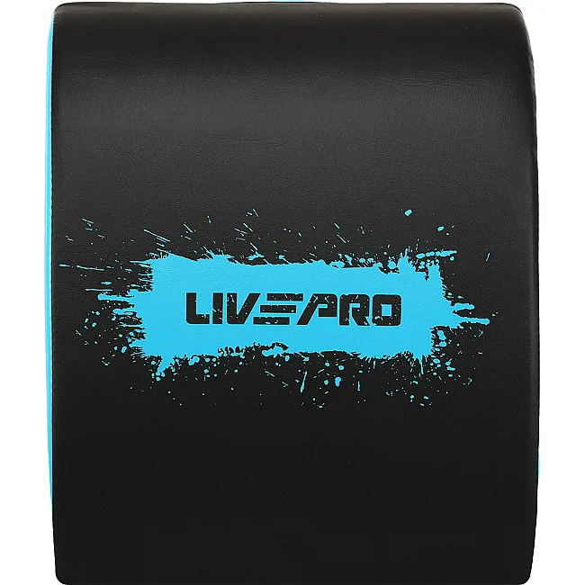 Мат для пресса подушка под поясницу двойной Абмат LiveUp LP8348
 38х30х7,5см, 37х30х2,5см (Черный-синий)