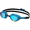 Очки для плавания взрослые радужные линзы MADWAVE
 ALIEN Rainbow M042729 (Голубой-черный)