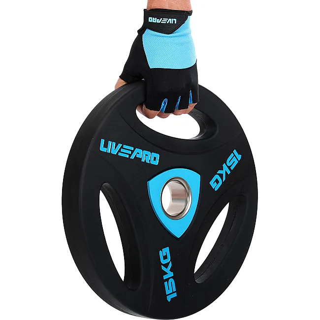 Блин для штанги полиуретановый
 LiveUp LP8020-15 ø51мм 15кг