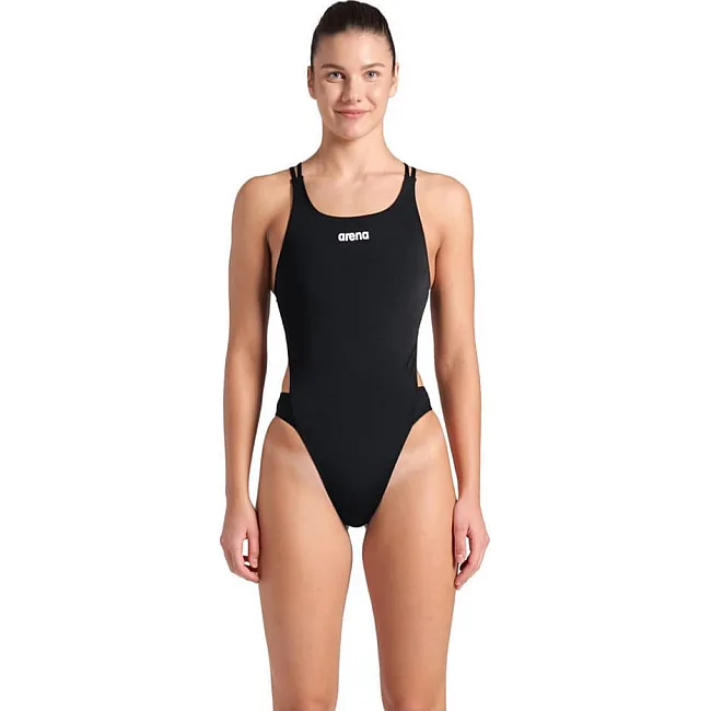 Купальник закрытый для женщин Arena SWIMSUIT TECH MULTI SOLID черный