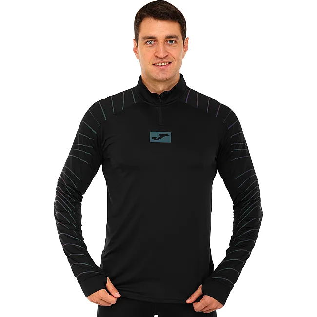 Лонгслив спортивный на молнии JOMA

 R-NIGHT 104044-100 (Черный)