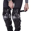 Мотонаколенники CUIRASSIER K09 2шт (Черный-салатовый)