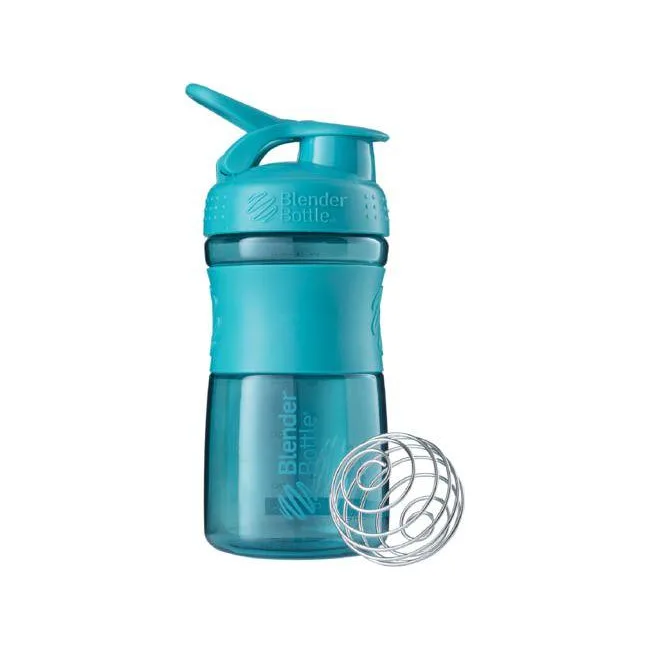 Спортивный шейкер-бутылка BLENDERBOTTLE SportMixer Flip 20oz/590ml Teal