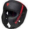 Боксерський шолом RDX F6 KARA Matte Red