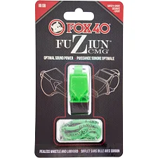 Свисток спортивный судейский пластиковый со шнурком FUZIUN CMG FOX40-FUZIUN CMG (Салатовый)