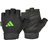 Рукавички для тренінгу Adidas Essential Adjustable Gloves чорний, зелений L