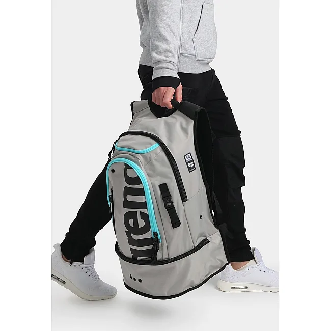 Рюкзак спортивный Arena FASTPACK 3.0 40L серый, голубой, черный 54x36x27 см