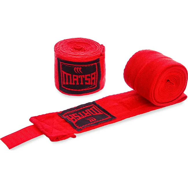 Бинты для бокса
 2штуки MATSA
 MA-0030-2_5 2,5м (Красный)