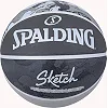 Мяч баскетбольный SPALDING Sketch Jump Ball серый 7
