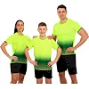 Футбольная форма комплект футболка и шорты LIDONG D8861 4XS-XXL (Салатовый-черный)