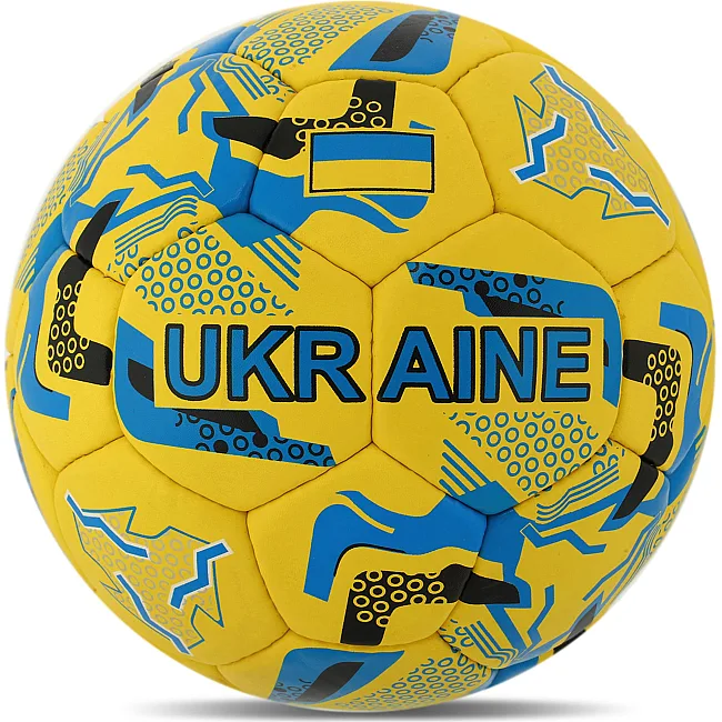 Футбольный мяч
 BALLONSTAR UKRAINE FB-7985 №5 PU (Желтый-синий)