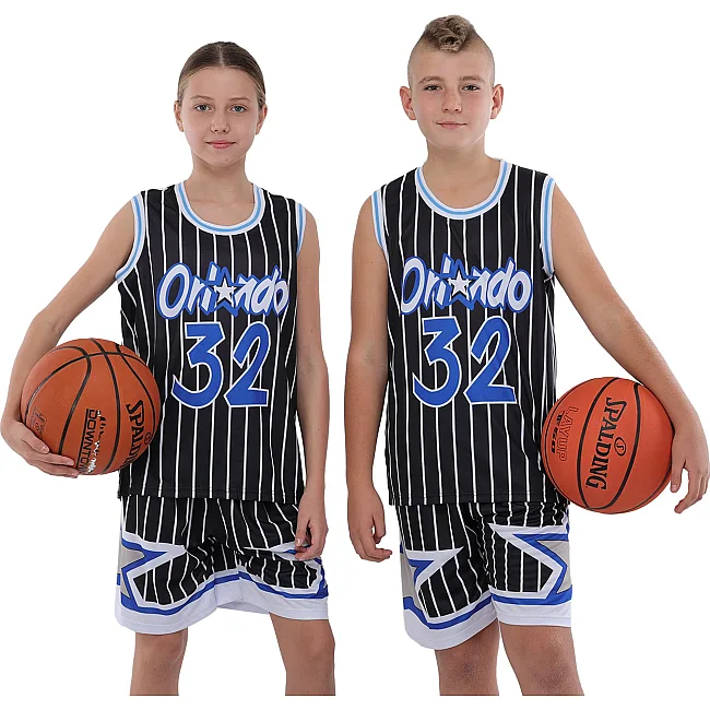 Детская баскетбольная форма
 NBA клуб Orlando Magic 32 BA-9827 (Черный-белый)