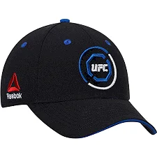 Бейсболка Reebok UFC Structured Flex Stretch Hat Black Blue