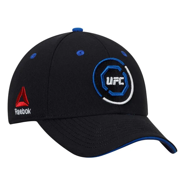 Бейсболка Reebok UFC Structured Flex Stretch Hat Black Blue