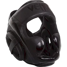 Боксерский шлем Venum Elite Matte Black