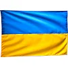 Флаг Украины габардин 90x135 см. BK3025