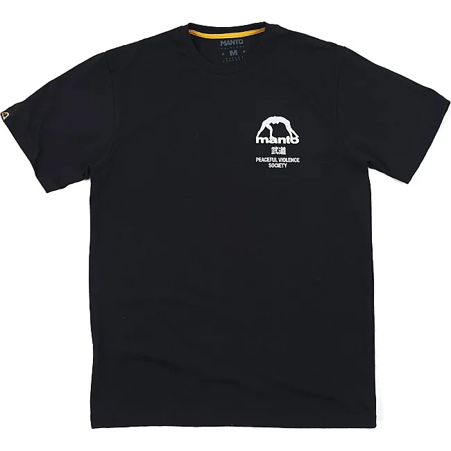 Футболка MANTO T-shirt Society Black