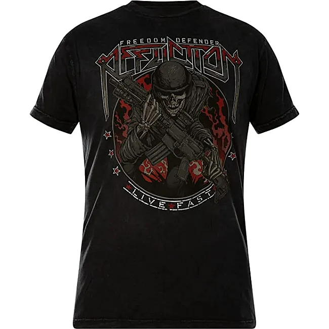 Футболка мужская AFFLICTION FD Trailblazer Tee Black Lava Wash
