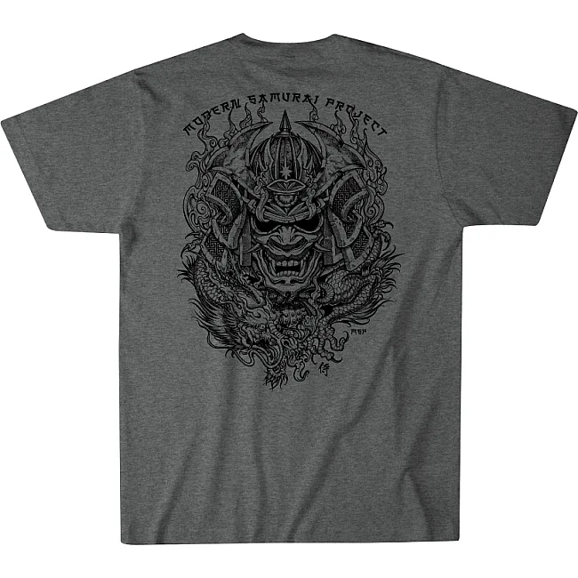 Футболка мужская HOWITZER Modern Samurai Project Graphite Heather