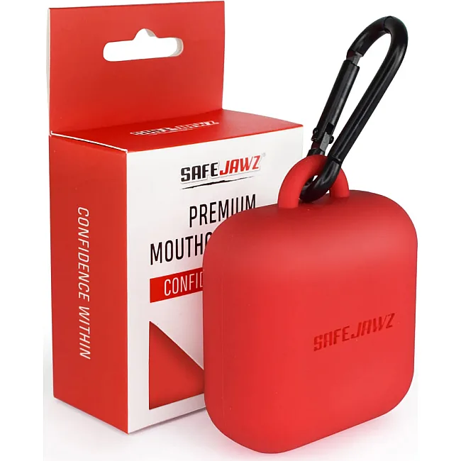 Кейс для капы SafeJawz Premium Silicone Red