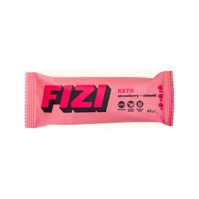 Кето батончик Fizi Strawberry Almond