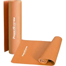 Коврик для фитнеса и йоги POWER SYSTEM PS-4014 PVC Orange (173x61x0.6)