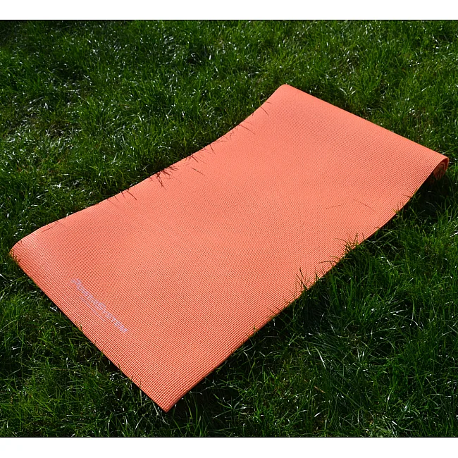 Коврик для фитнеса и йоги POWER SYSTEM PS-4014 PVC Orange (173x61x0.6)