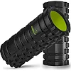 Массажный роллер POWERPLAY 4025 Черно-зеленый (33x15см.)